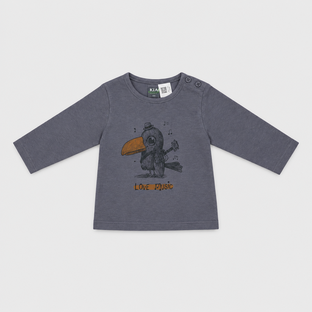 Maglietta maniche lunghe - Bambino - 50 - 59 < 3 mesi