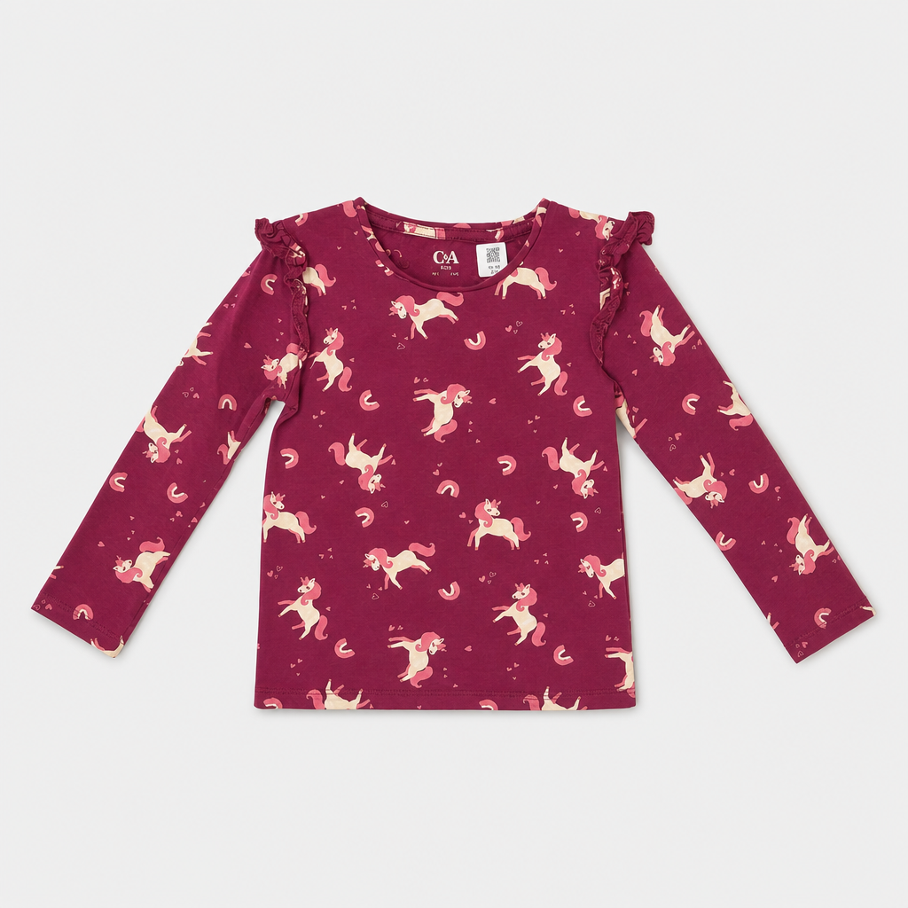 Maglietta maniche lunghe - Bambina - 114 - 119 | 6 anni