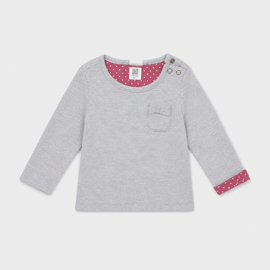 Maglietta maniche lunghe - Bambina - 72 - 77 | 9 mesi