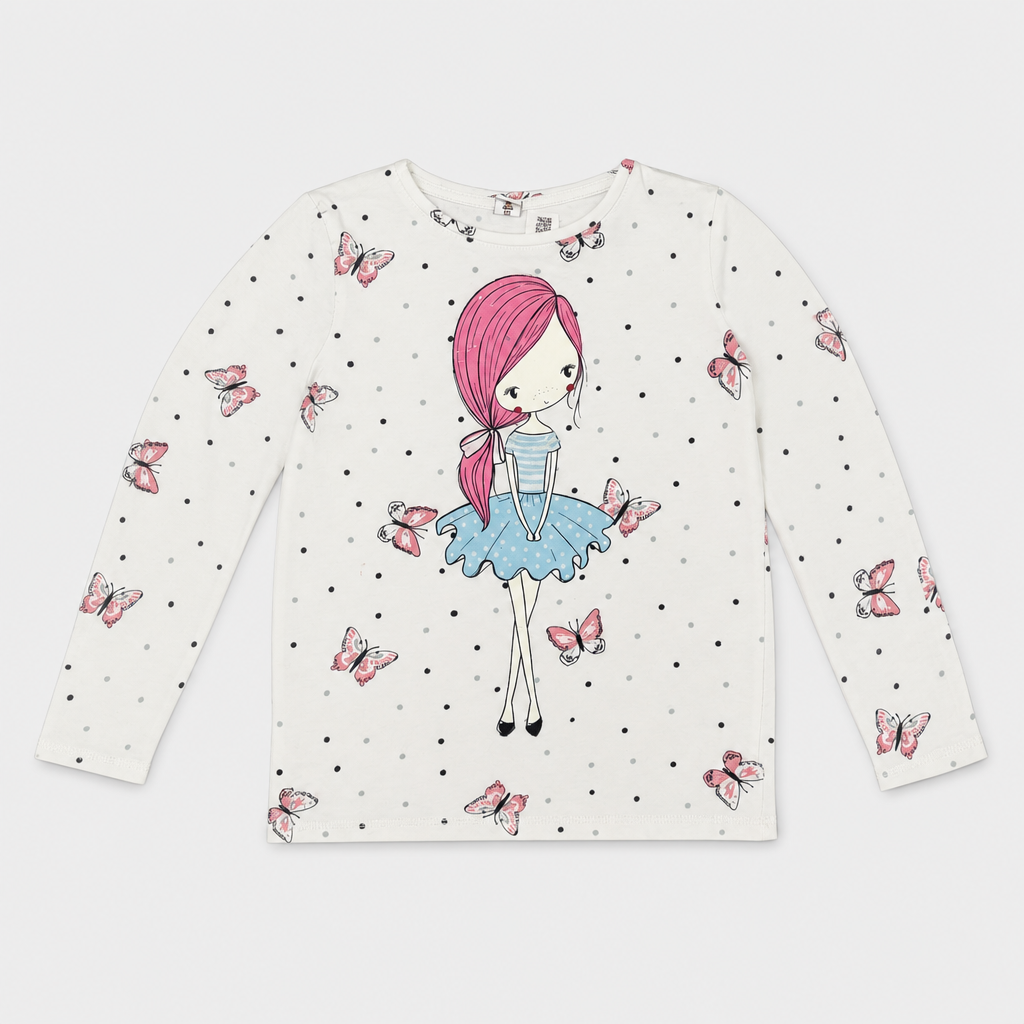 Maglietta maniche lunghe - Bambina - 126 - 131 | 8 anni