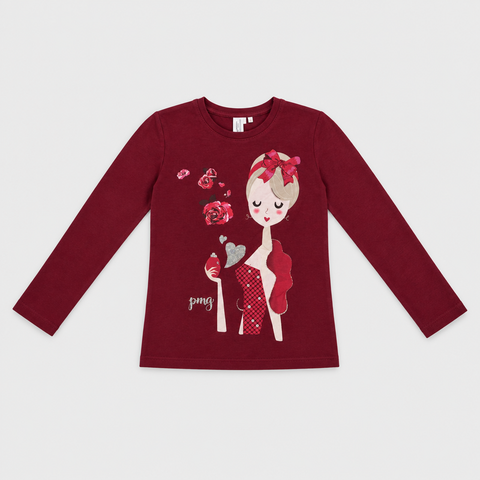 Maglietta maniche lunghe - Bambina - 114 - 119 | 6 anni