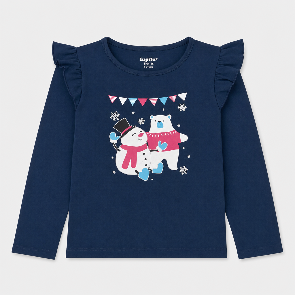 Maglietta maniche lunghe - Bambina - 96 - 101 | 3 anni
