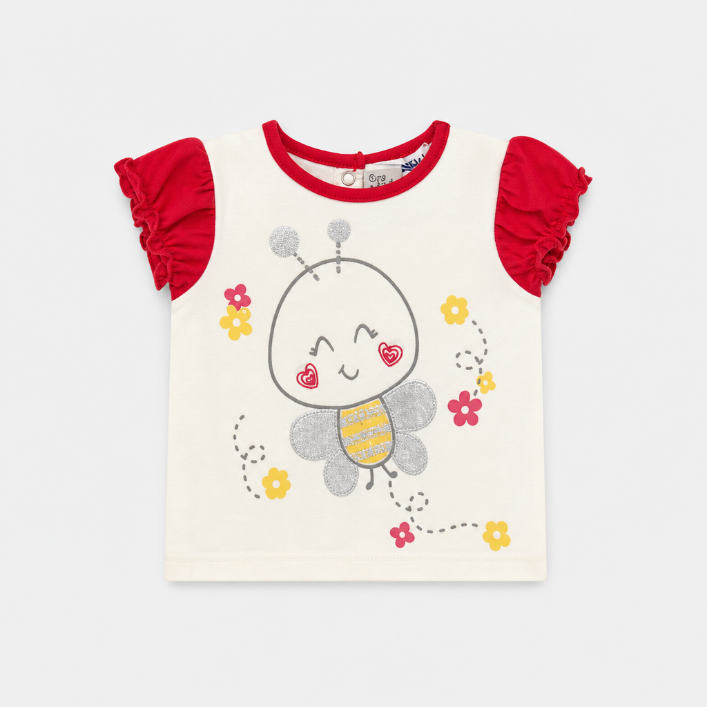 Maglietta maniche corte - Bambina - 50 - 59 < 3 mesi