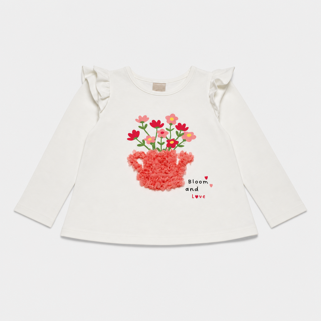 Maglietta maniche lunghe - Bambina - 72 - 77 | 9 mesi