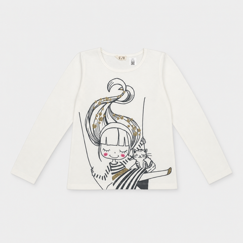 Maglietta maniche lunghe - Bambina - 120 - 125 | 7 anni