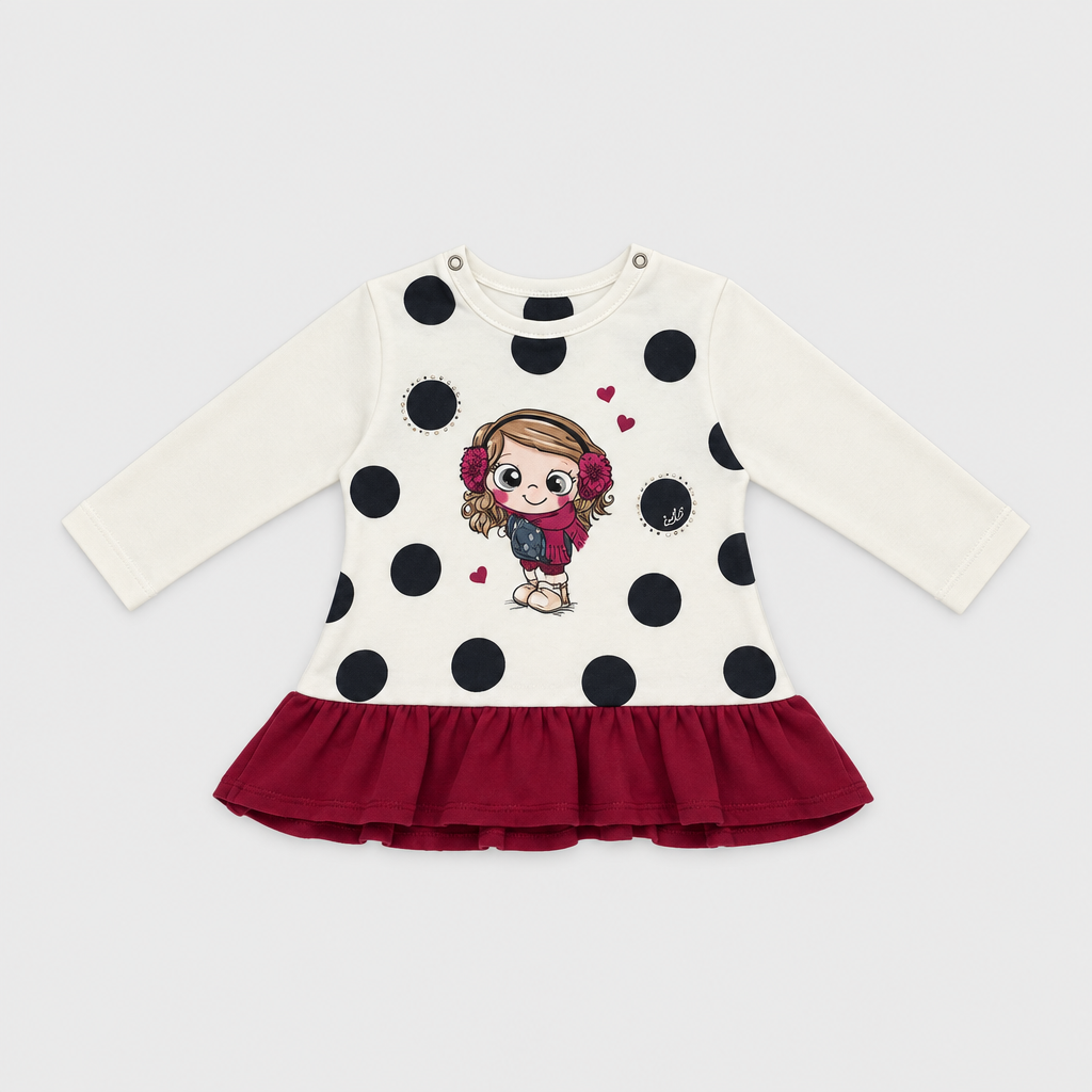 Maglietta maniche lunghe - Bambina - 60 - 65 | 3 mesi