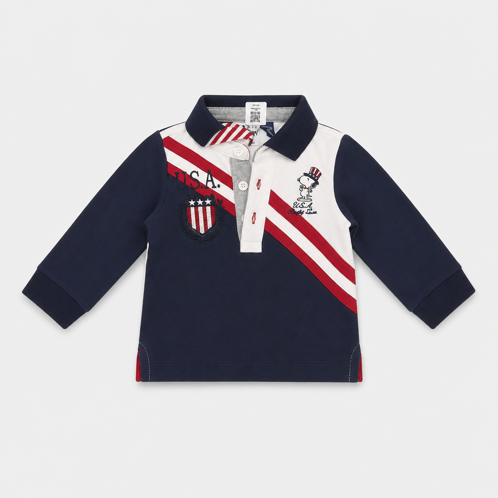 Polo maniche lunghe - Bambino - 50 - 59 < 3 mesi