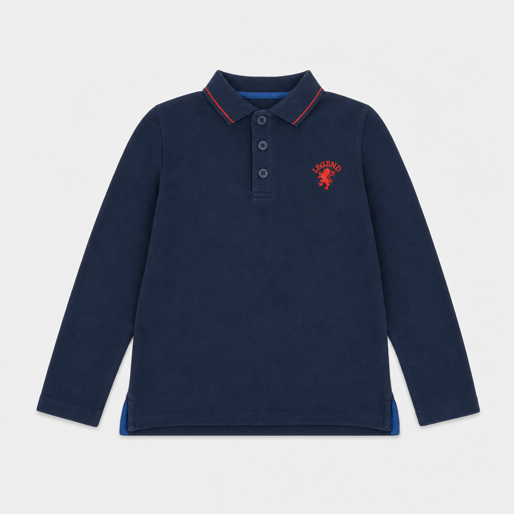 Polo maniche lunghe - Bambino - 114 - 119 | 6 anni