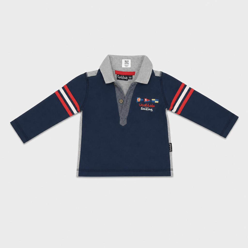 Polo maniche lunghe - Bambino - 72 - 77 | 9 mesi