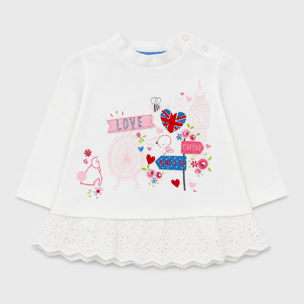 Maglietta maniche lunghe - Bambina - 60 - 65 | 3 mesi