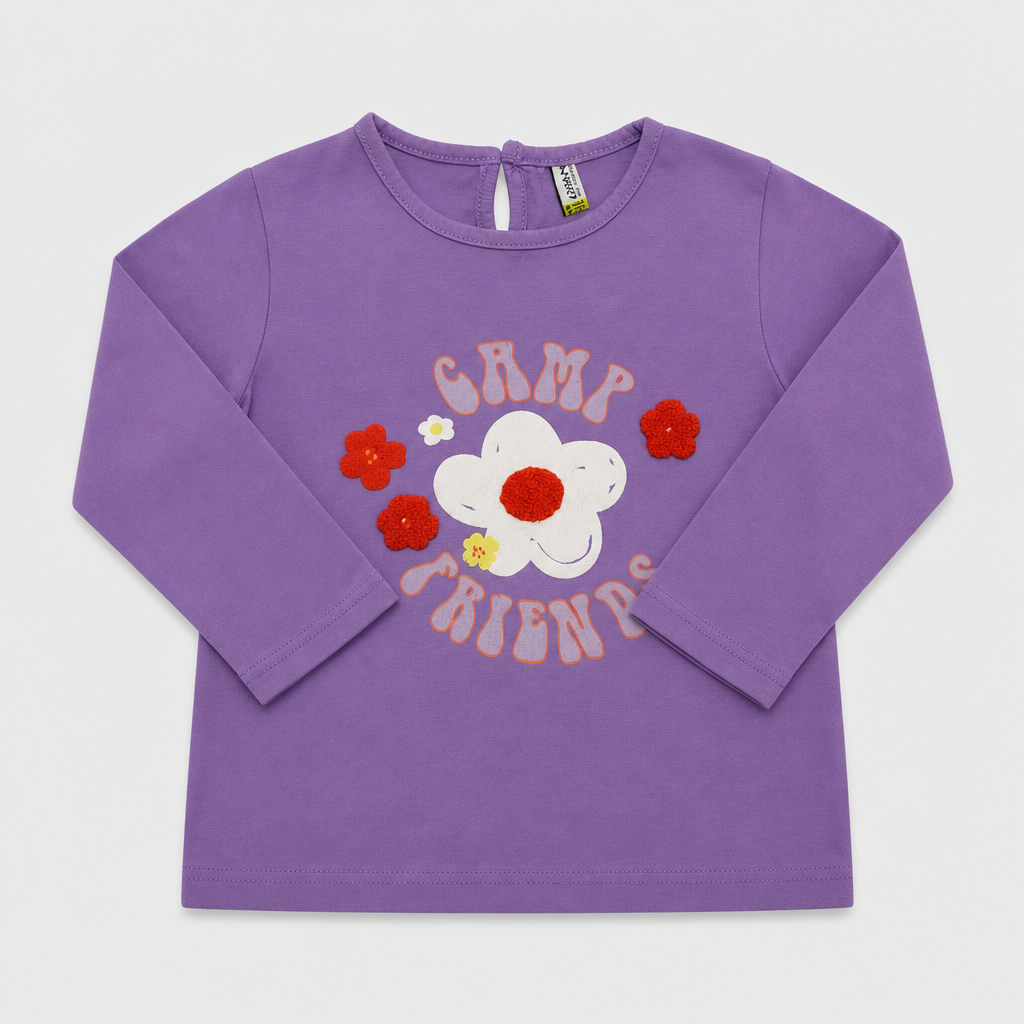 Maglietta maniche lunghe - Bambina - 72 - 77 | 9 mesi