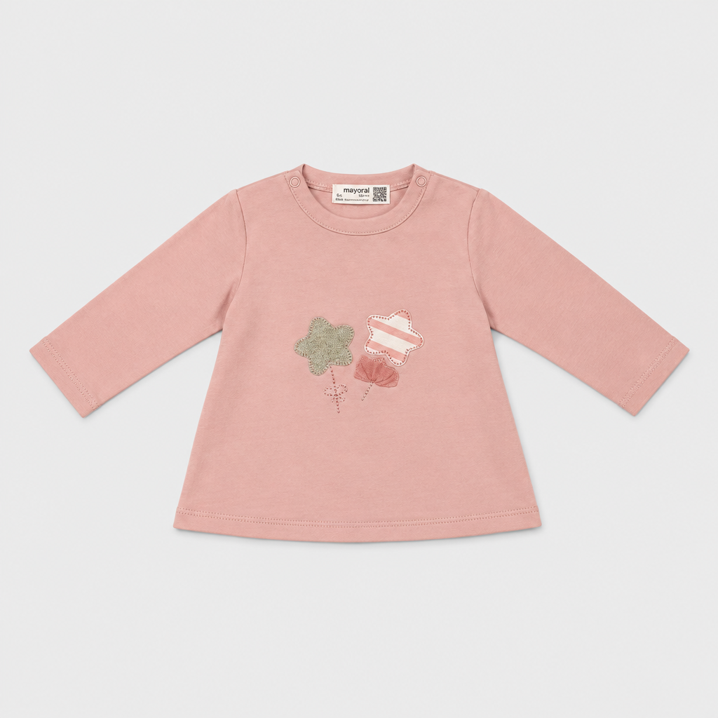 Maglietta maniche lunghe - Bambina - 60 - 65 | 3 mesi