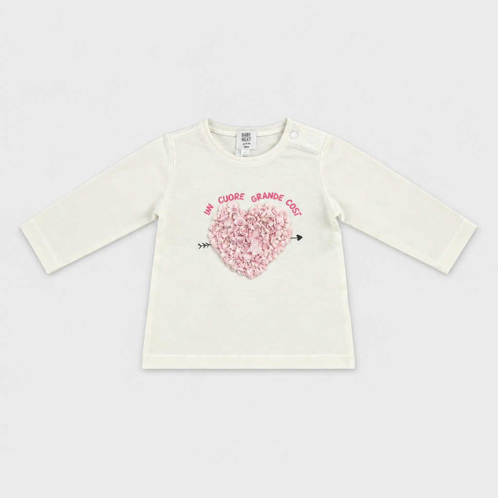 Maglietta maniche lunghe - Bambina - 60 - 65 | 3 mesi