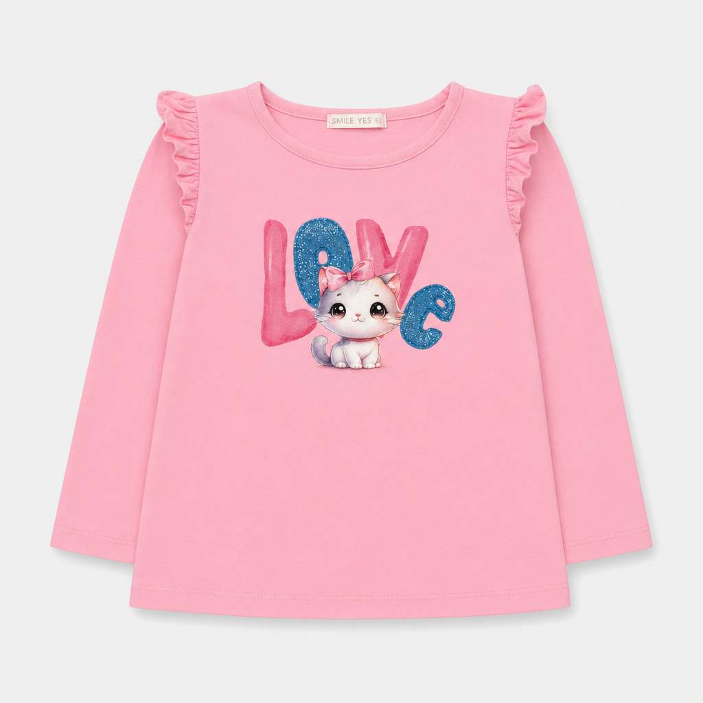 Maglietta maniche lunghe - Bambina - 96 - 101 | 3 anni