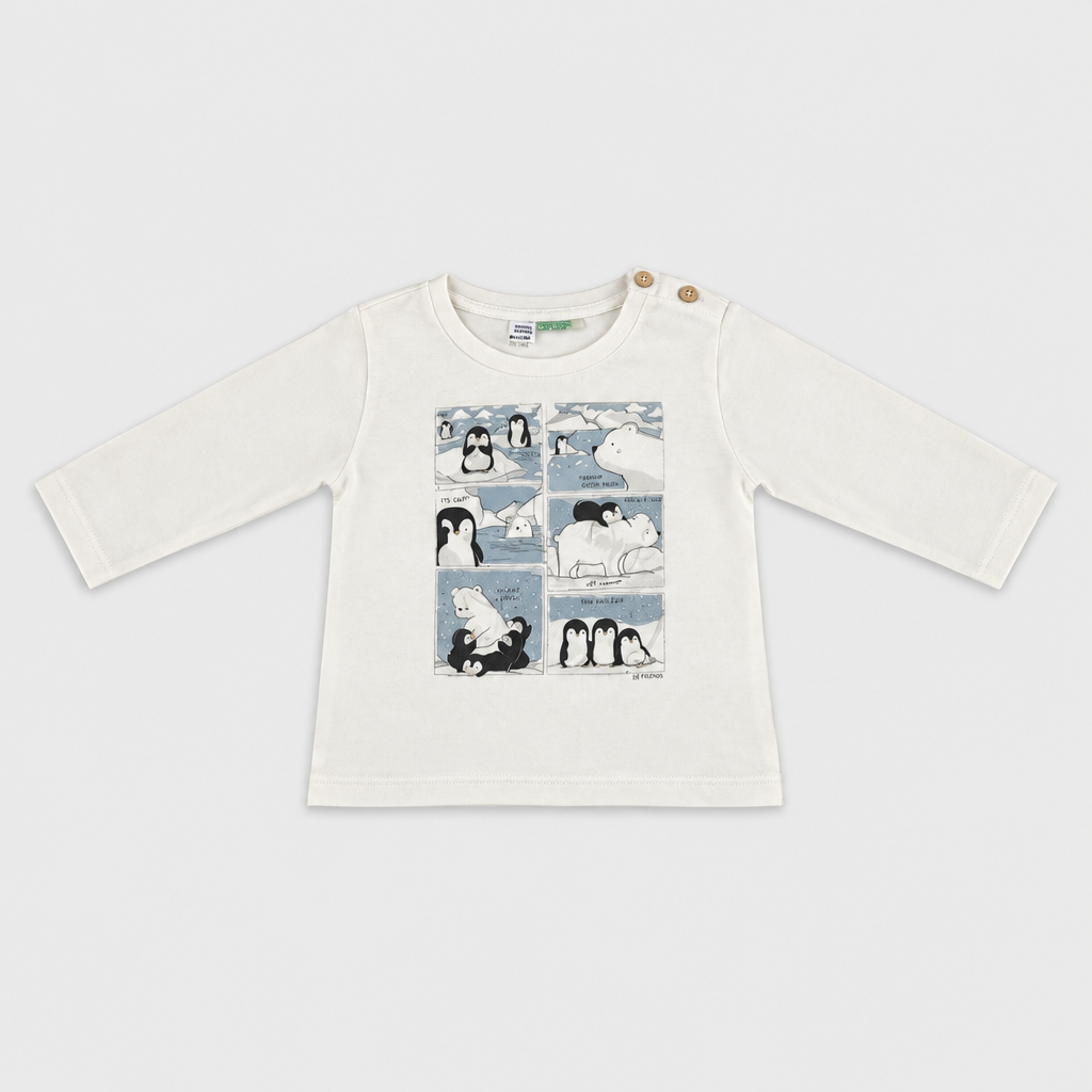 Maglietta maniche lunghe - Bambino - 60 - 65 | 3 mesi