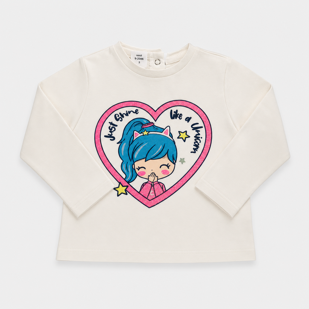 Maglietta maniche lunghe - Bambina - 60 - 65 | 3 mesi