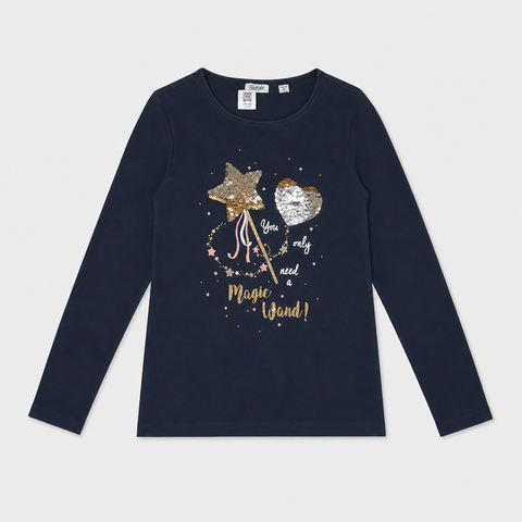 Maglietta maniche lunghe - Bambina - 132 - 137 | 9 anni