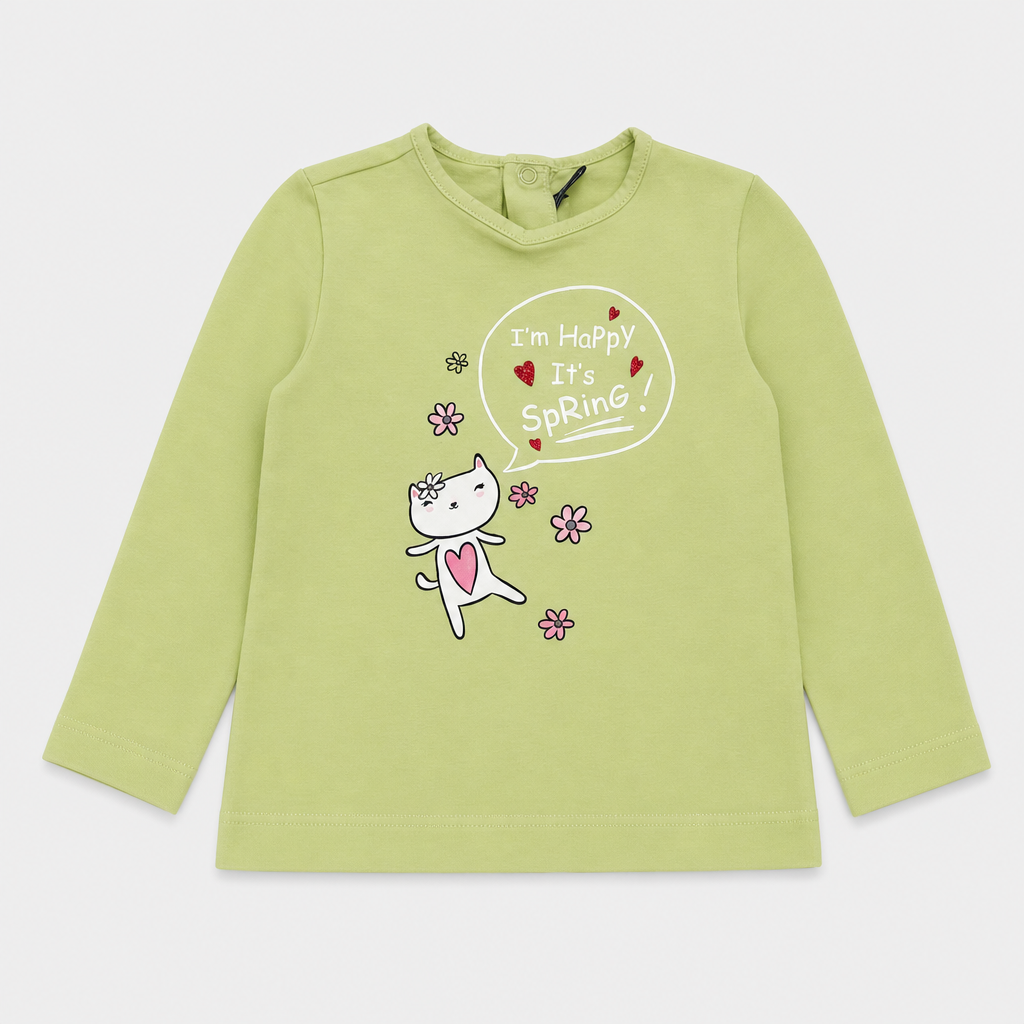 Maglietta maniche lunghe - Bambina - 66 - 71 | 6 mesi