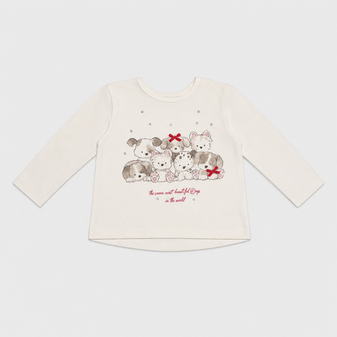 Maglietta maniche lunghe - Bambina - 60 - 65 | 3 mesi
