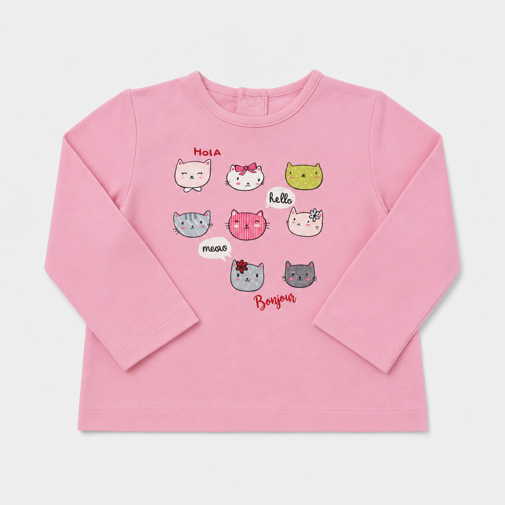 Maglietta maniche lunghe - Bambina - 60 - 65 | 3 mesi