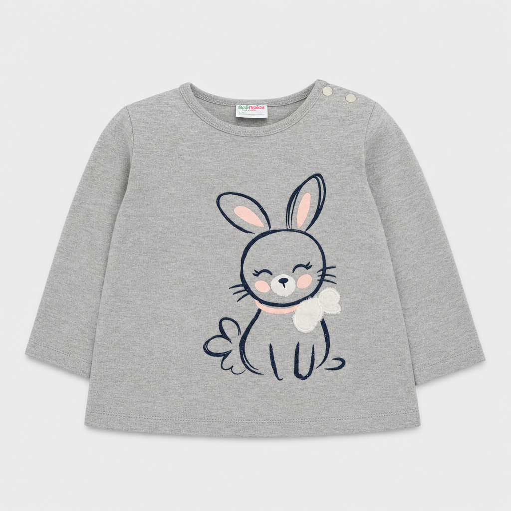 Maglietta maniche lunghe - Bambina - 66 - 71 | 6 mesi