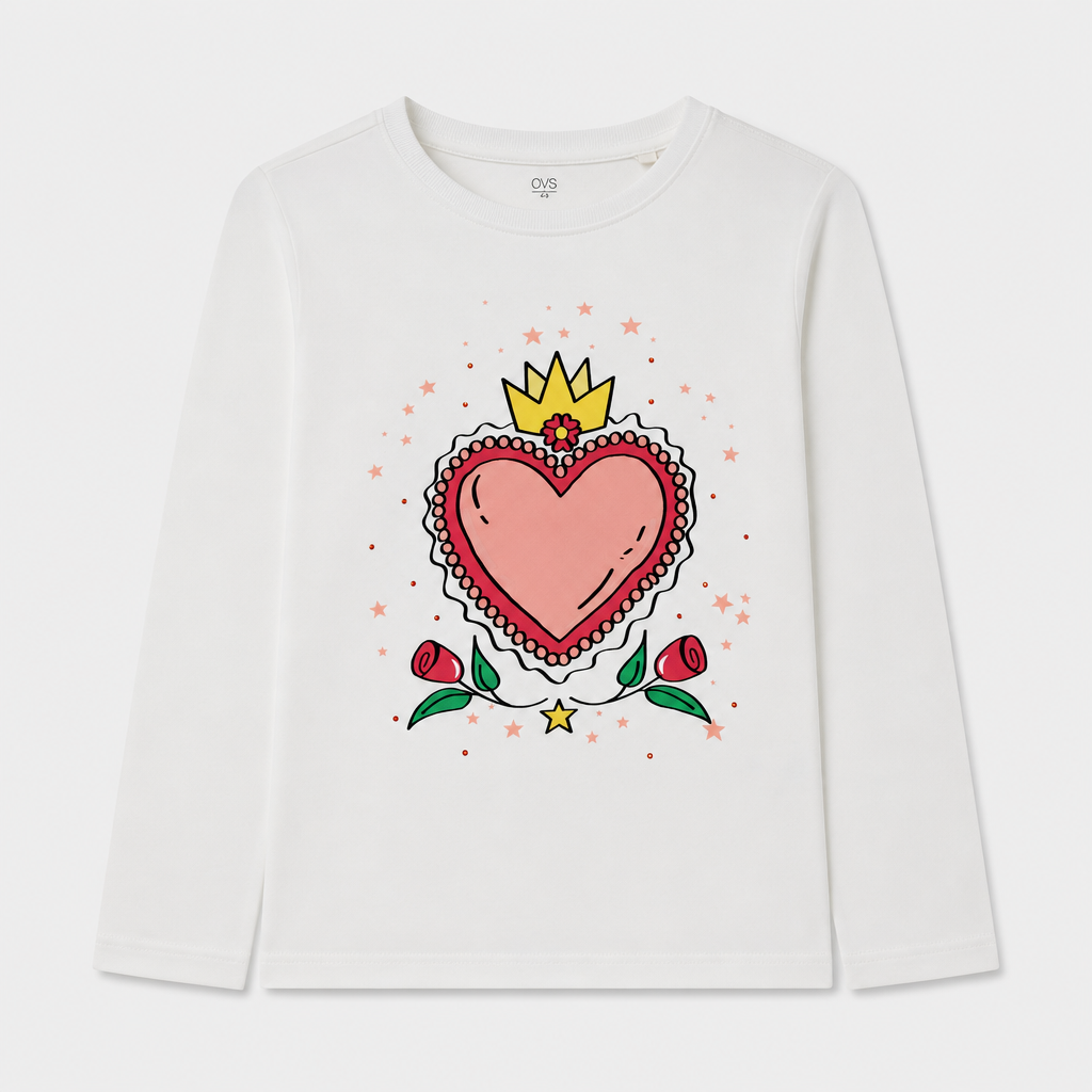Maglietta maniche lunghe - Bambina - 120 - 125 | 7 anni