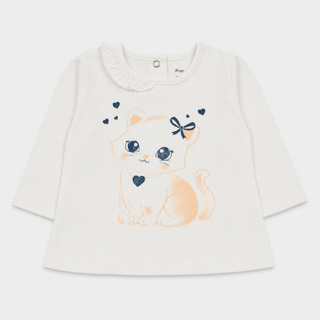 Maglietta maniche lunghe - Bambina - 60 - 65 | 3 mesi