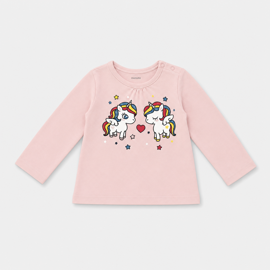 Maglietta maniche lunghe - Bambina - 72 - 77 | 9 mesi