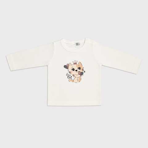 Maglietta maniche lunghe - Bambina - 66 - 71 | 6 mesi
