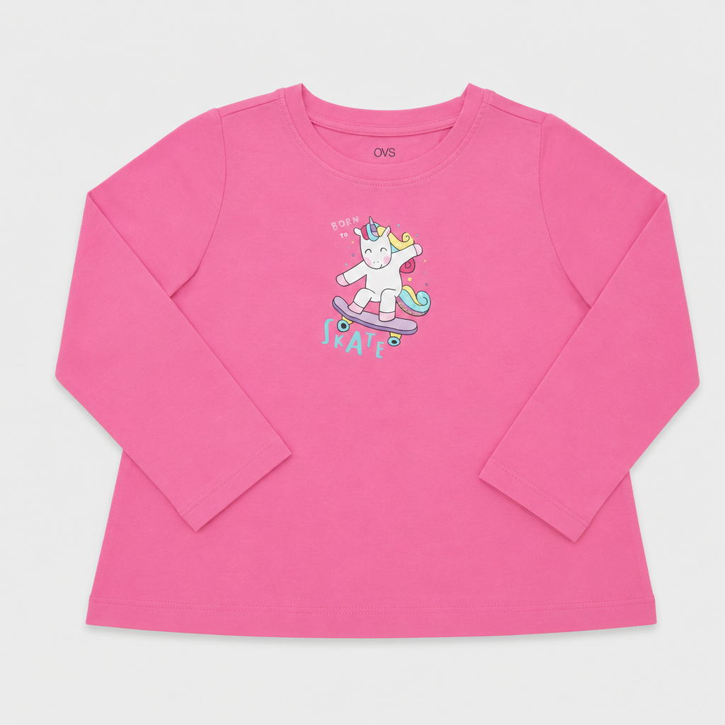 Maglietta maniche lunghe - Bambina - 96 - 101 | 3 anni
