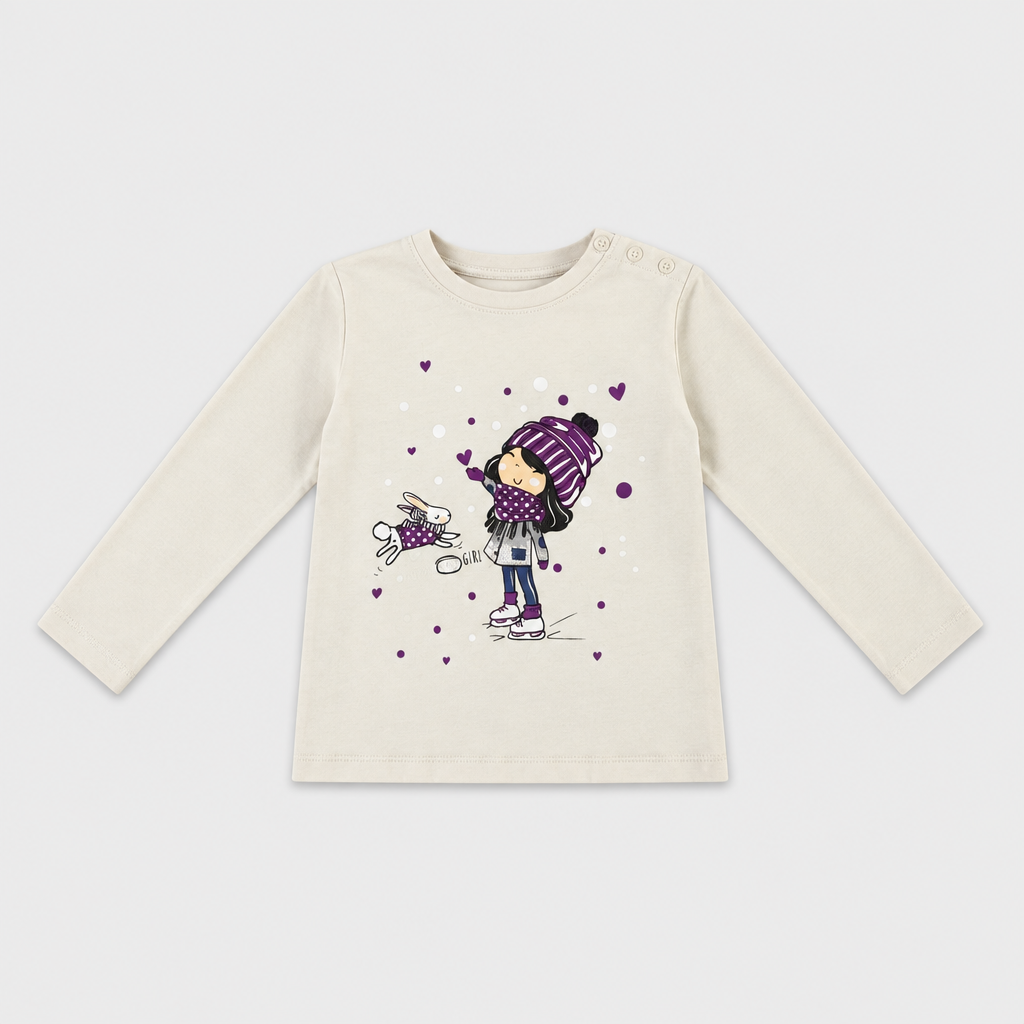 Maglietta maniche lunghe - Bambina - 90 - 95 | 2 anni