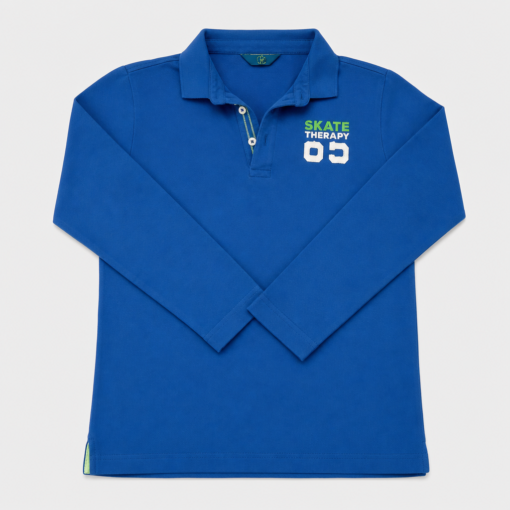 Polo maniche lunghe - Bambino - 120 - 125 | 7 anni