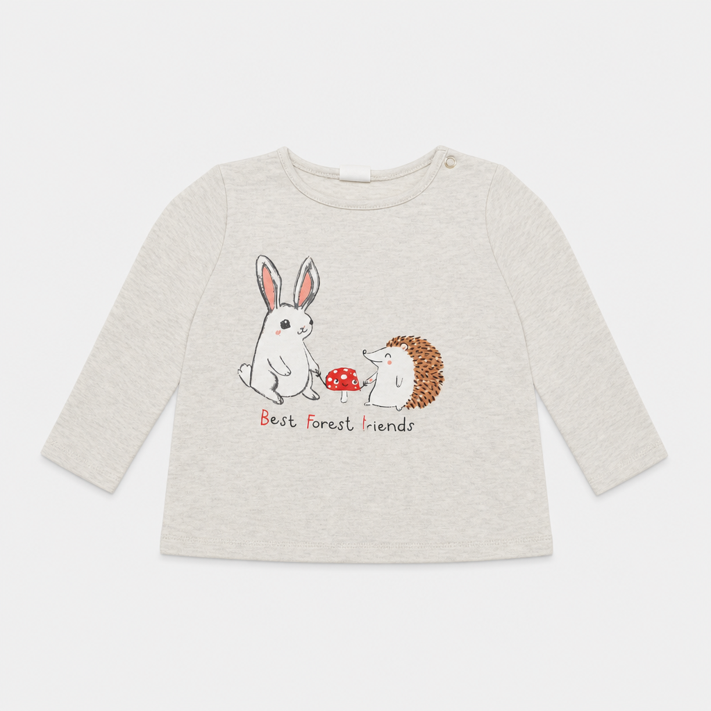 Maglietta maniche lunghe - Bambino - 66 - 71 | 6 mesi