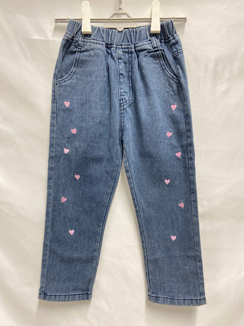 Pink Hearts Kids' Jeans ღ