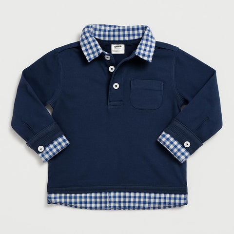Long-sleeved polo shirt - Boys - 96 - 101 | 3 years