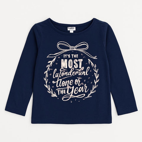 Long-sleeved T-shirt - Girls - 84-89 | 18 months