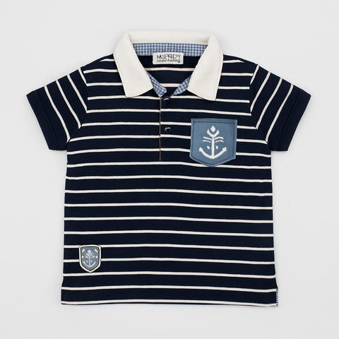 Short-sleeved polo shirt - Boys - 90-95 | 2 years