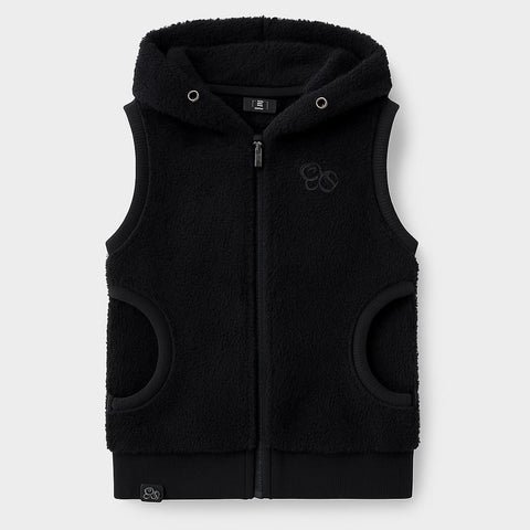 "Fourrure noire bébé chaude et chic"