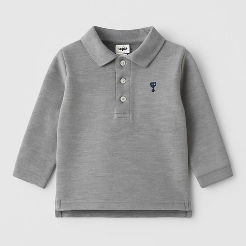 Long-sleeved polo shirt - Baby - 1 year