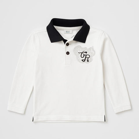 Long-sleeved polo shirt - Boys - 96 - 101 | 3 years