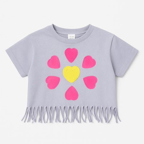 T-shirt à manches courtes - Fille - 84-89 | 18 mois