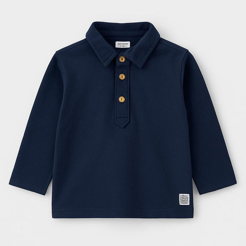 Long-sleeved polo shirt - Baby - 1 year