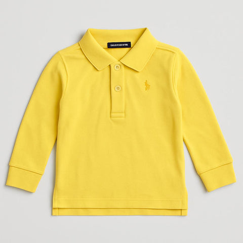 Long-sleeved polo shirt - Boys - 78 - 83 | 1 year