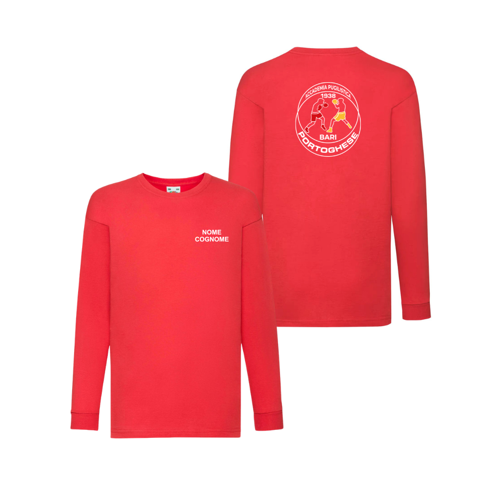 Valueweight Maglia Bambino G/C M/L 100% Cot 165 gr - Rosso