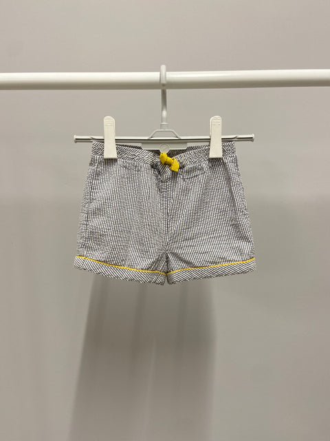 Short rayé rétro chic pour fille