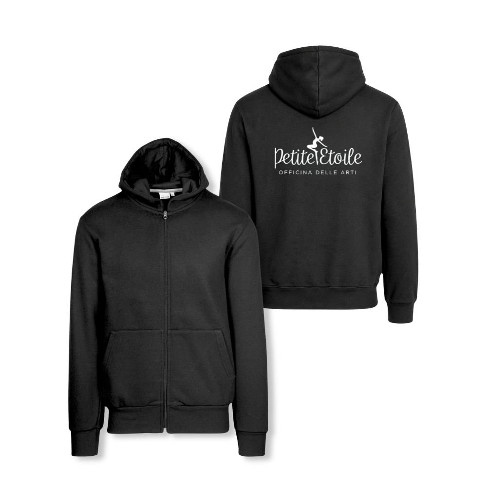 Felpa bambino cappuccio zip