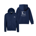 Felpa adulto cappuccio zip Tessuto Classico 280gr/m2